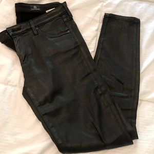 AG Skinny Coated Jeans